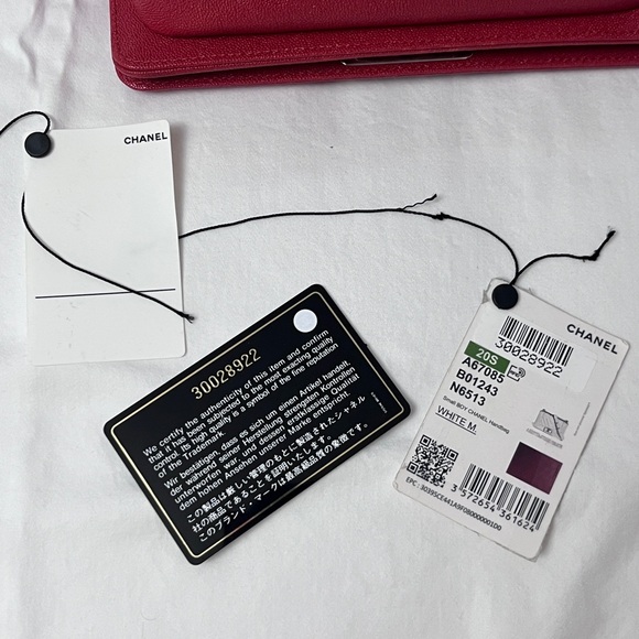 Chanel Small Boy Bag in Red Leather Silver Hardware - Picture 9 of 16